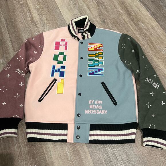 Dim Mak X Nyan Cat x Steve Aoki Bomber Jacket Medium - Picture 1 of 5